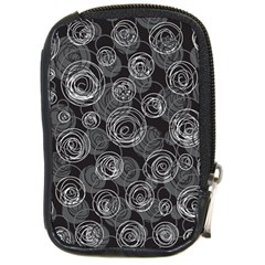 Gray abstract art Compact Camera Cases