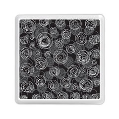 Gray abstract art Memory Card Reader (Square) 