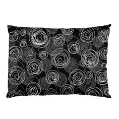 Gray abstract art Pillow Case (Two Sides)