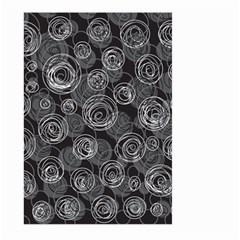 Gray abstract art Large Garden Flag (Two Sides)