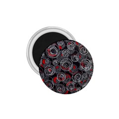 Red And Gray Abstract Art 1 75  Magnets