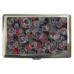 Red And Gray Abstract Art Cigarette Money Cases