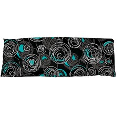 Gray And Blue Abstract Art Body Pillow Case (dakimakura)