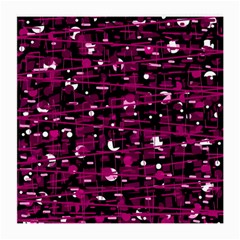 Magenta Abstract Art Medium Glasses Cloth (2-side)