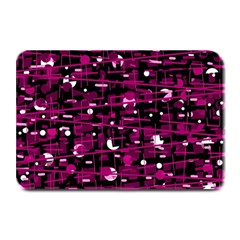 Magenta Abstract Art Plate Mats by Valentinaart