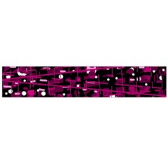 Magenta Abstract Art Flano Scarf (large)