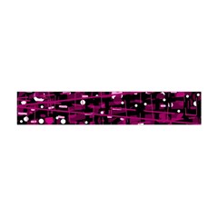 Magenta Abstract Art Flano Scarf (mini)