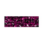 Magenta abstract art Satin Scarf (Oblong) Front