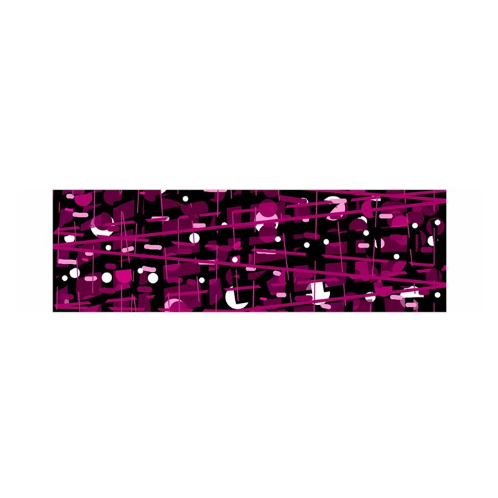 Magenta abstract art Satin Scarf (Oblong)