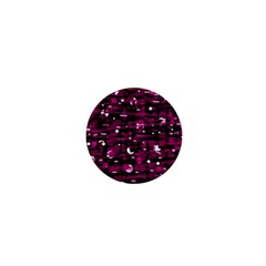 Magenta Abstract Art 1  Mini Buttons