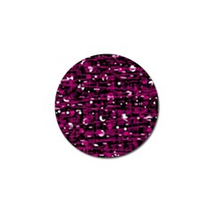 Magenta Abstract Art Golf Ball Marker by Valentinaart