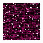 Magenta abstract art Medium Glasses Cloth (2-Side) Back