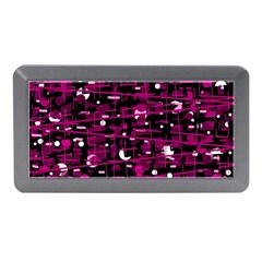 Magenta Abstract Art Memory Card Reader (mini)