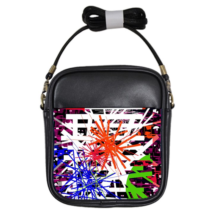 Colorful big bang Girls Sling Bags