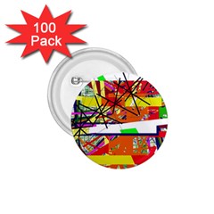 Colorful Abstraction By Moma 1 75  Buttons (100 Pack) 