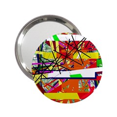 Colorful Abstraction By Moma 2 25  Handbag Mirrors