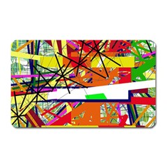 Colorful Abstraction By Moma Magnet (rectangular)