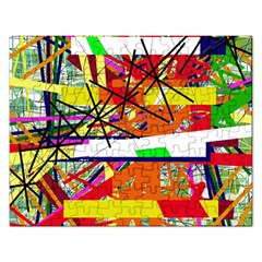 Colorful Abstraction By Moma Rectangular Jigsaw Puzzl