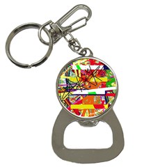 Colorful Abstraction By Moma Bottle Opener Key Chains