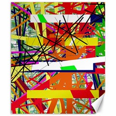 Colorful Abstraction By Moma Canvas 8  X 10 