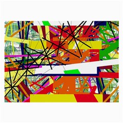 Colorful Abstraction By Moma Large Glasses Cloth (2-side)