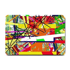 Colorful Abstraction By Moma Small Doormat 