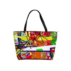 Colorful Abstraction By Moma Shoulder Handbags