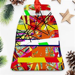 Colorful Abstraction By Moma Ornament (bell) 