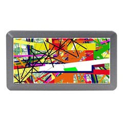 Colorful Abstraction By Moma Memory Card Reader (mini) by Valentinaart