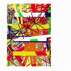 Colorful Abstraction By Moma Large Garden Flag (two Sides)