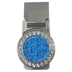 Blue Decorative Art Money Clips (cz)  by Valentinaart