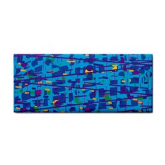 Blue Decorative Art Hand Towel