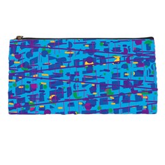 Blue Decorative Art Pencil Cases