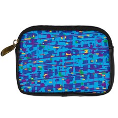 Blue Decorative Art Digital Camera Cases