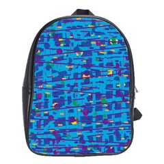 Blue Decorative Art School Bags(large) 