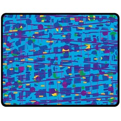 Blue Decorative Art Fleece Blanket (medium) 