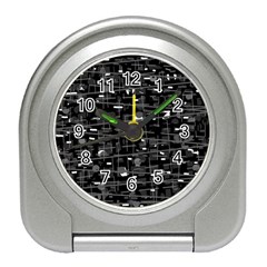 Simple Gray Travel Alarm Clocks