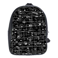 Simple Gray School Bags (xl) 