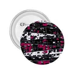 Magenta, White And Gray Decor 2 25  Buttons