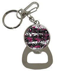 Magenta, White And Gray Decor Bottle Opener Key Chains by Valentinaart