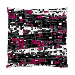 Magenta, White And Gray Decor Standard Cushion Case (one Side)