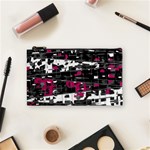 Magenta, white and gray decor Cosmetic Bag (Small)  Front