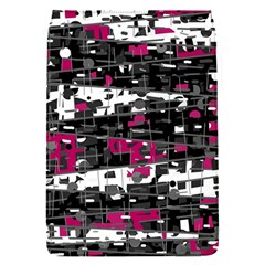 Magenta, White And Gray Decor Flap Covers (s)  by Valentinaart