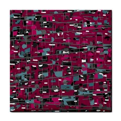 Magenta Decorative Design Tile Coasters by Valentinaart