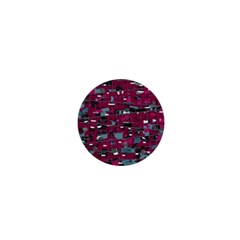 Magenta Decorative Design 1  Mini Magnets