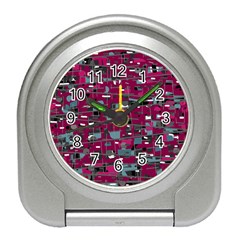 Magenta Decorative Design Travel Alarm Clocks