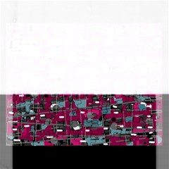 Magenta Decorative Design Rectangular Jigsaw Puzzl