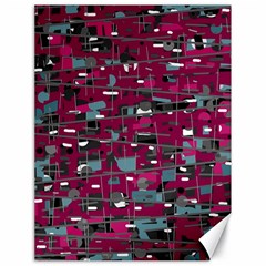 Magenta Decorative Design Canvas 18  X 24  