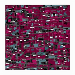 Magenta Decorative Design Medium Glasses Cloth