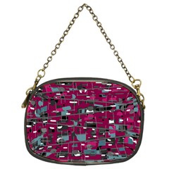 Magenta Decorative Design Chain Purses (two Sides)  by Valentinaart